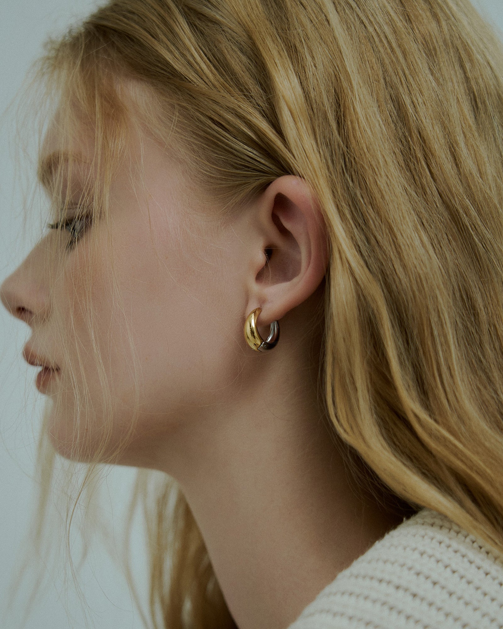 Chubby Drop Hoop Pierce