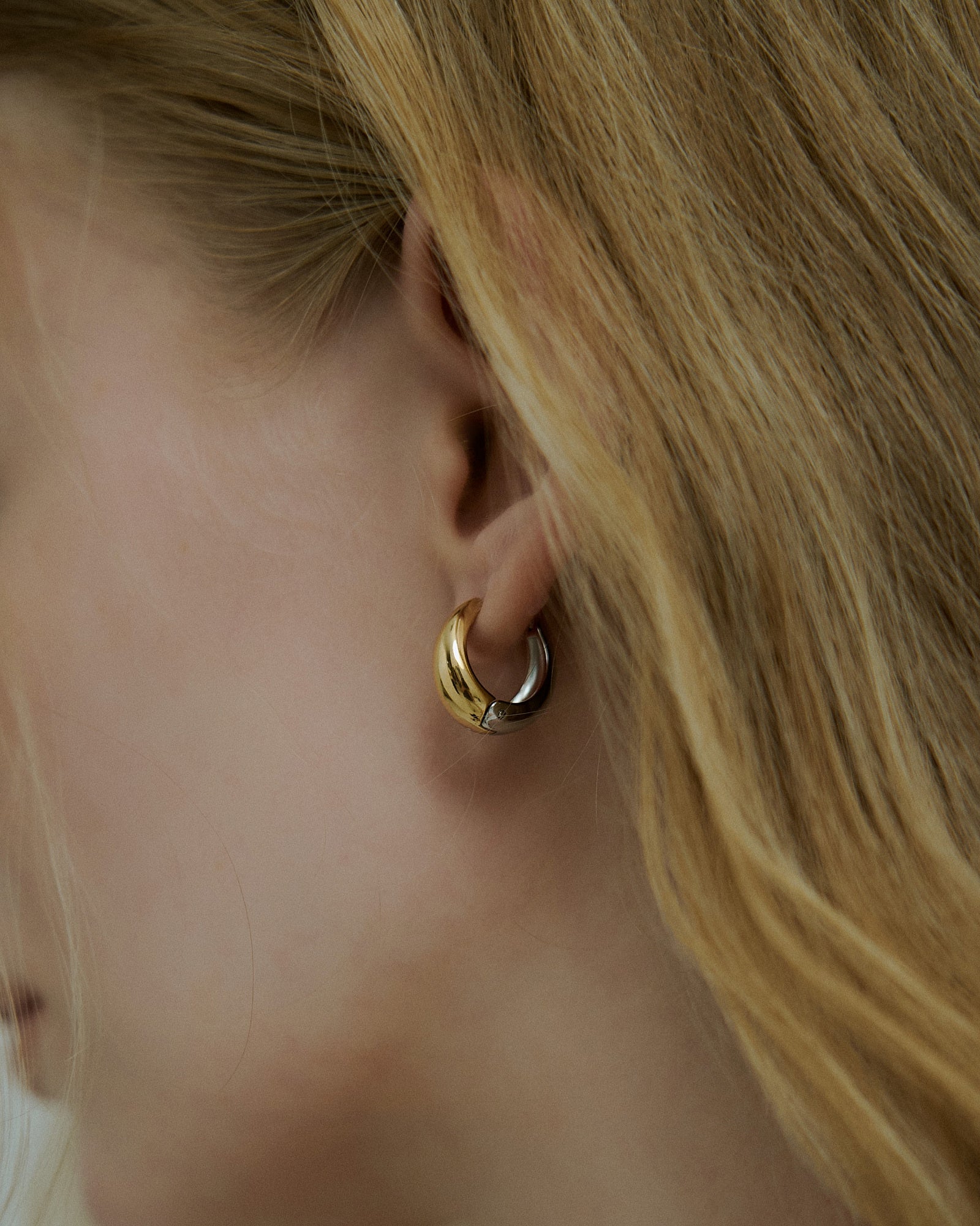 Chubby Drop Hoop Pierce