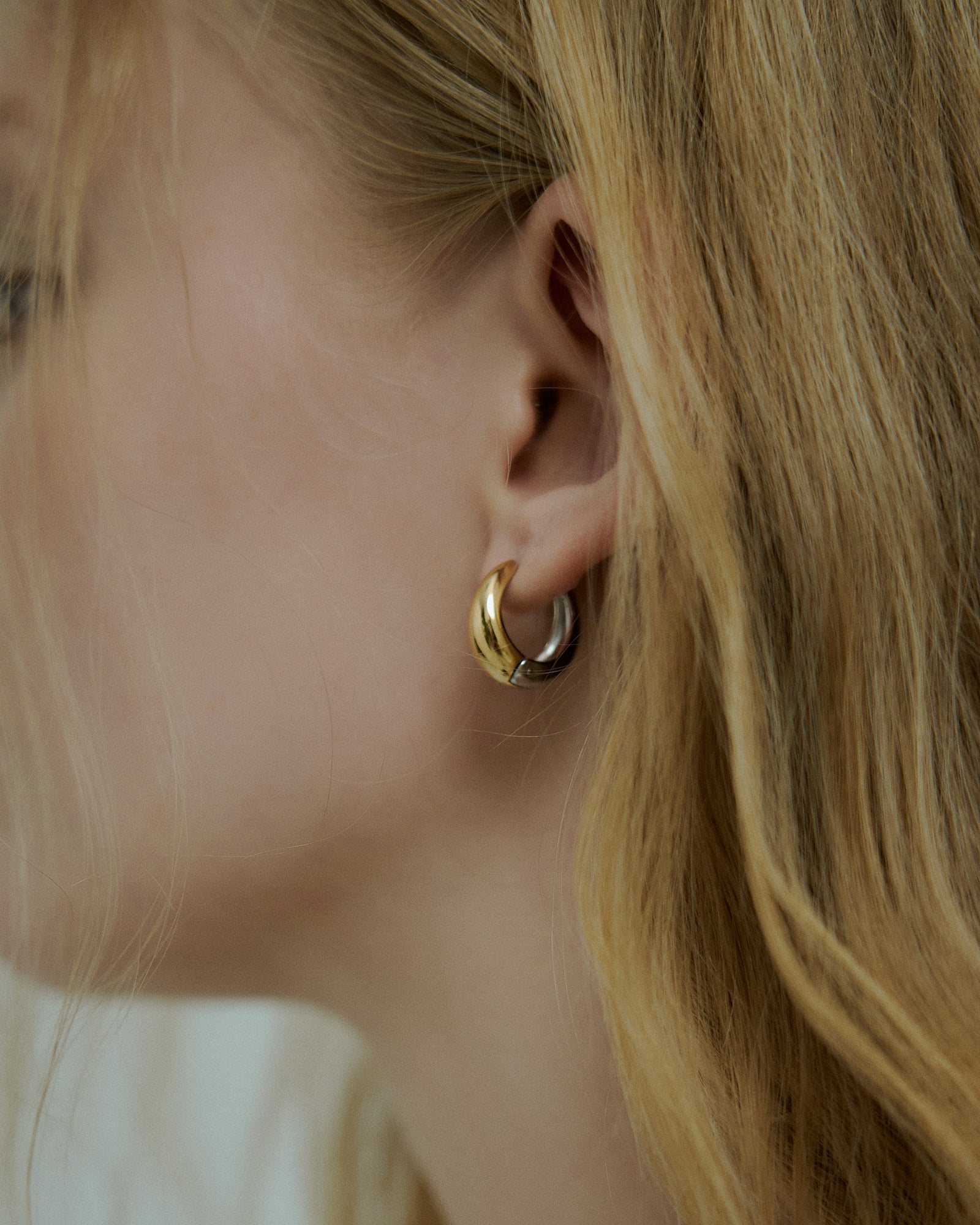 Chubby Drop Hoop Pierce