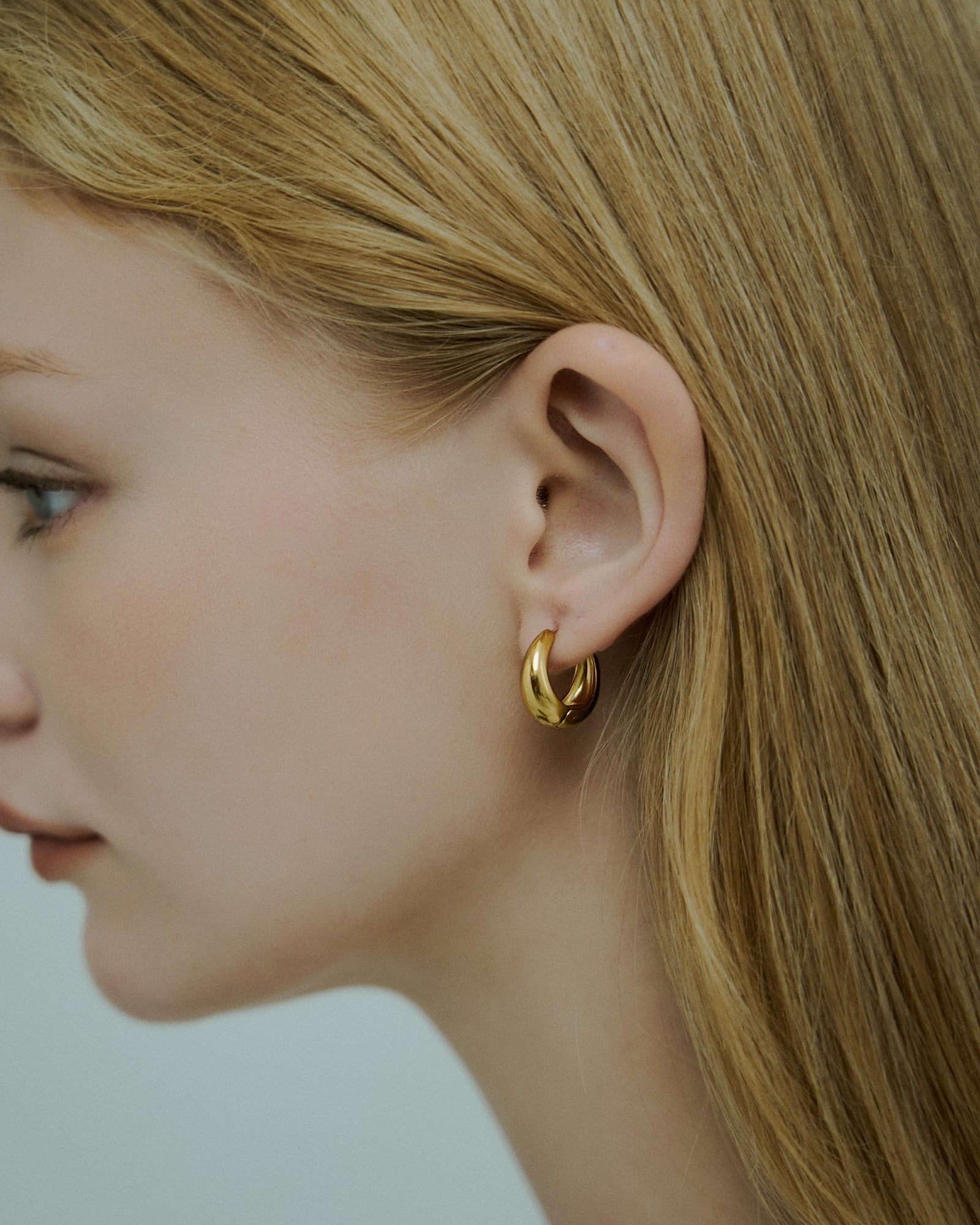 Chubby Drop Hoop Pierce