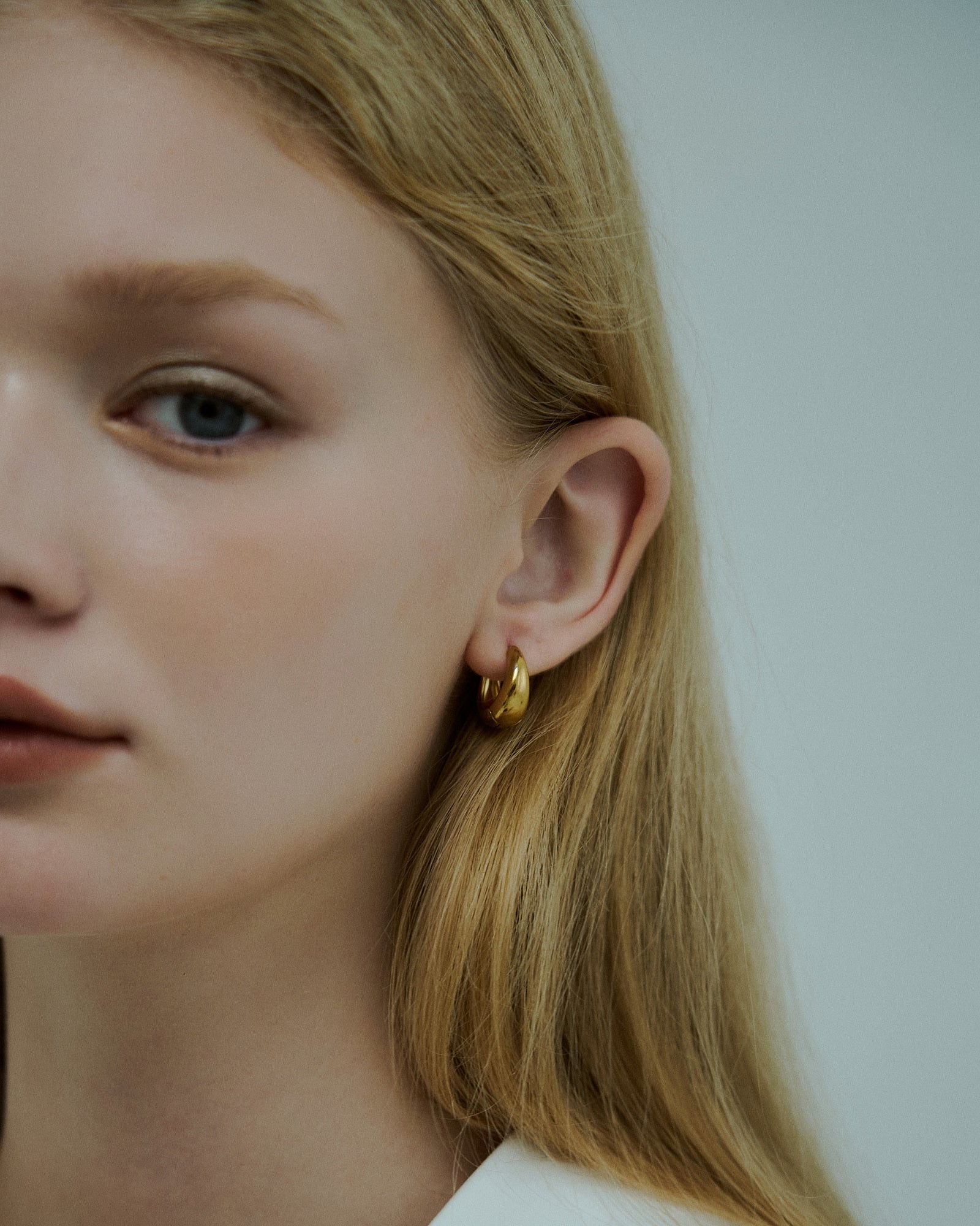 Chubby Drop Hoop Pierce