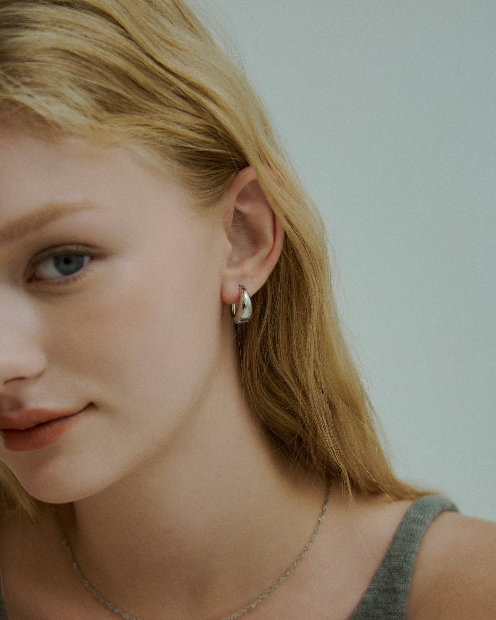 Chubby Drop Hoop Pierce