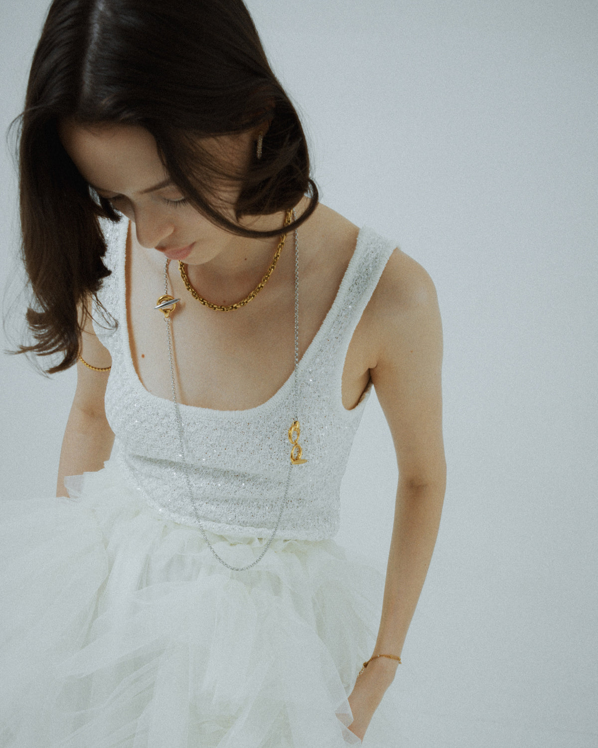 Multi Double Mantle Necklace