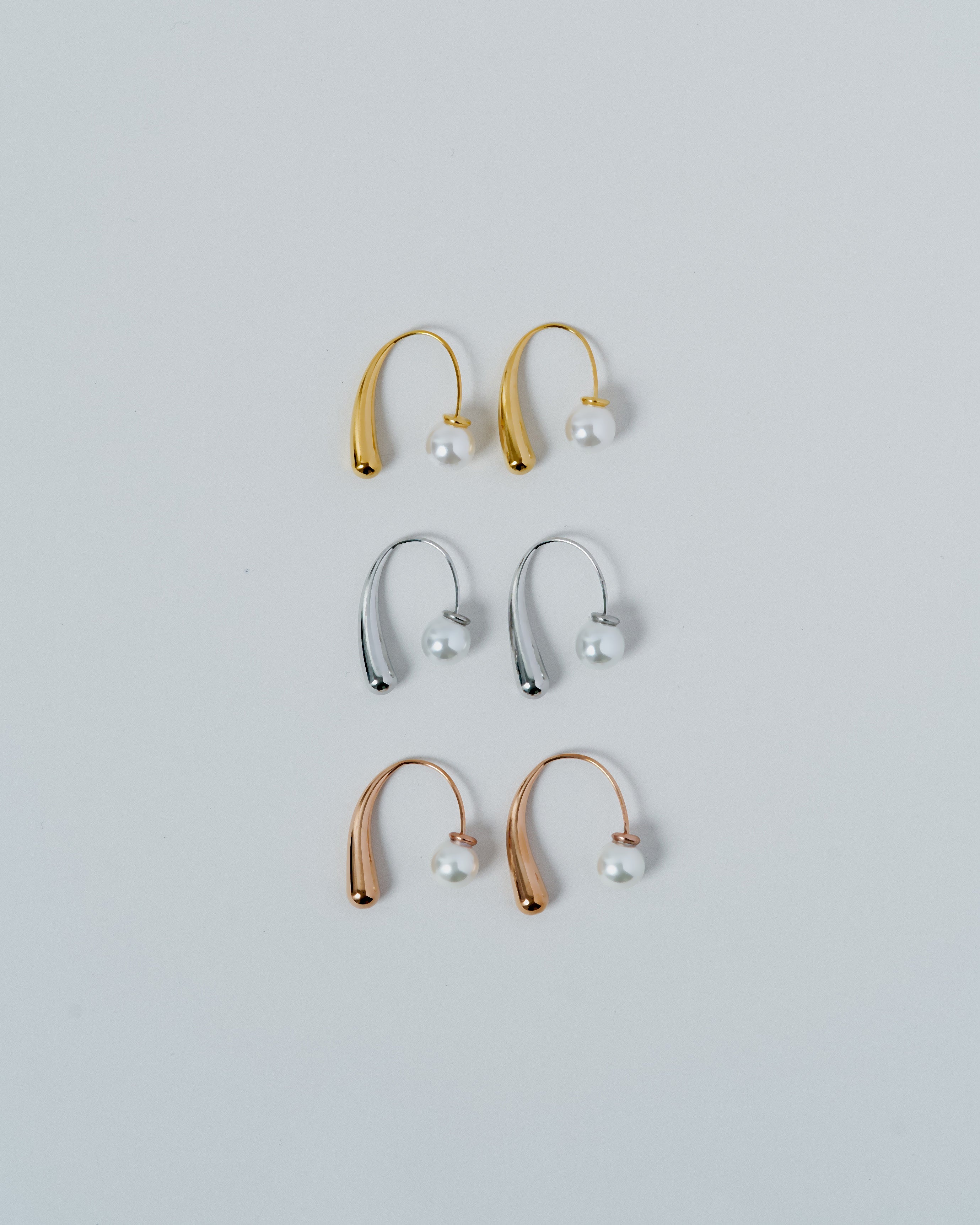 Tears Drop Pearl Pierce