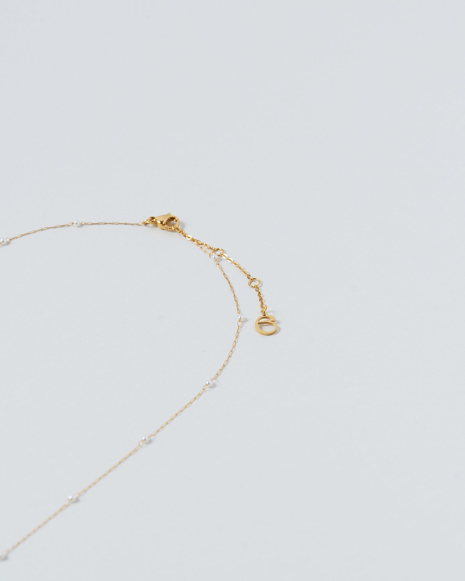 [24KGP]Dot Tiny Pearl Necklace