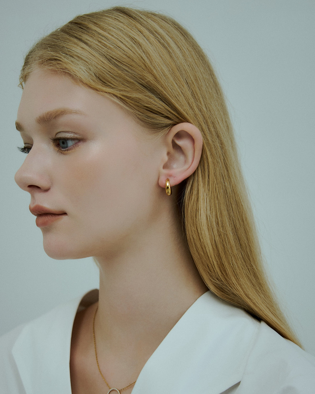 [24KGP] Drop Hoop Pierce