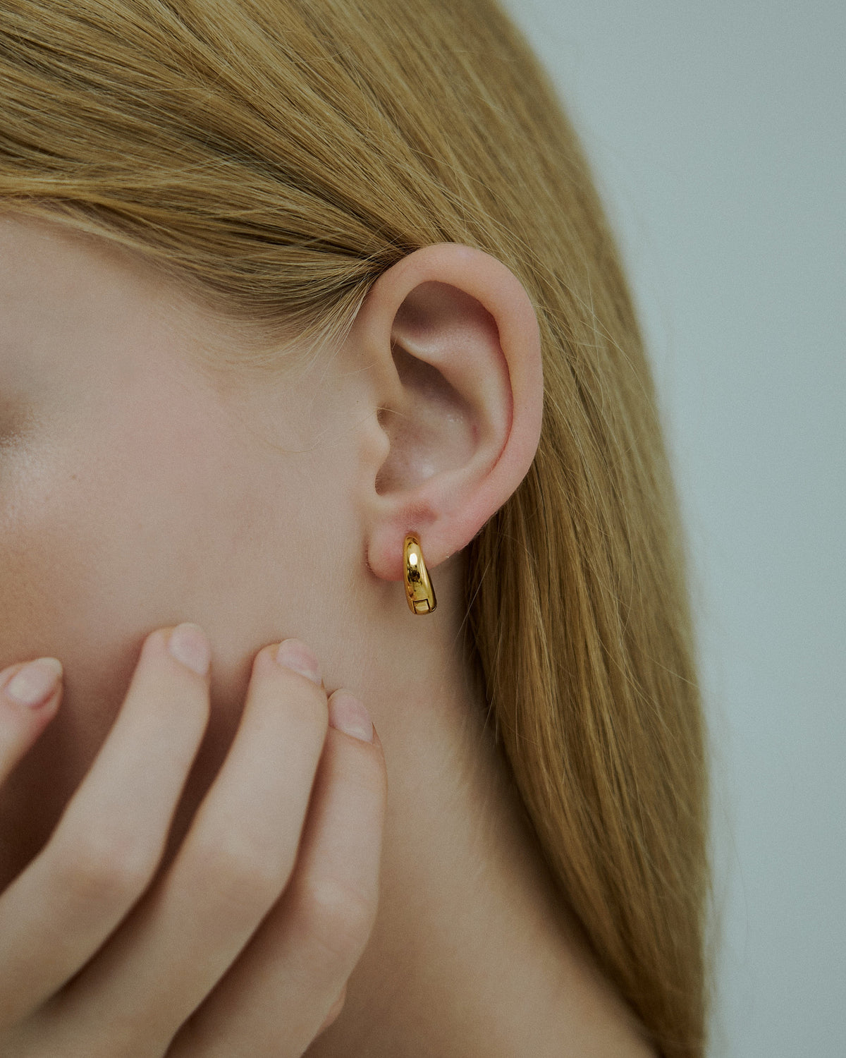 [24KGP] Drop Hoop Pierce