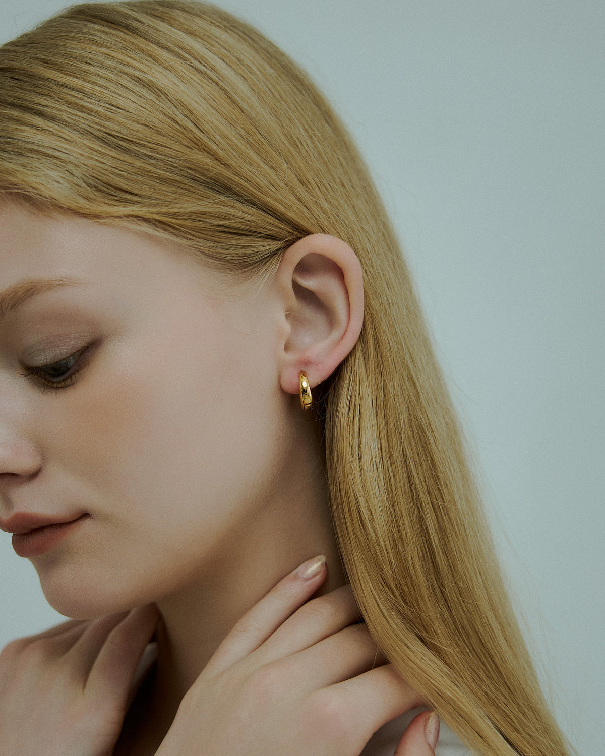 [24KGP] Drop Hoop Pierce