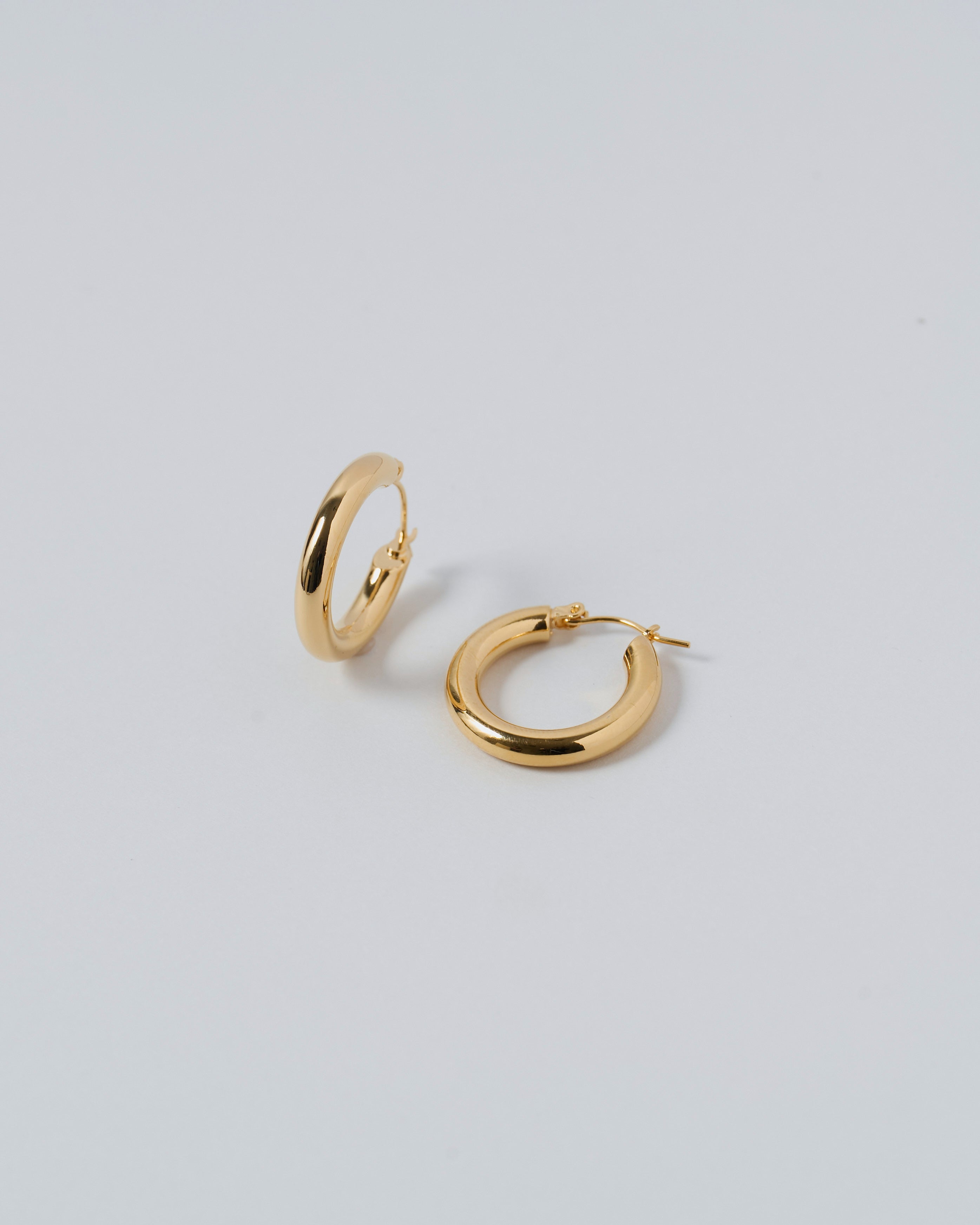 [24KGP]Mid Chubby Hoop Pierce