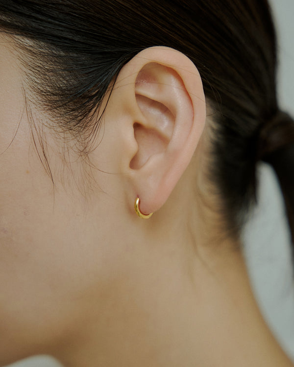 [24KGP] Simple Hoop Earrings