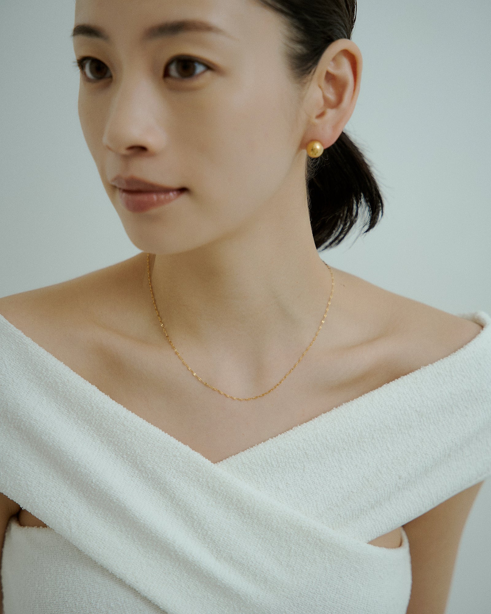 [24KGP]Skin Sparkle Necklace