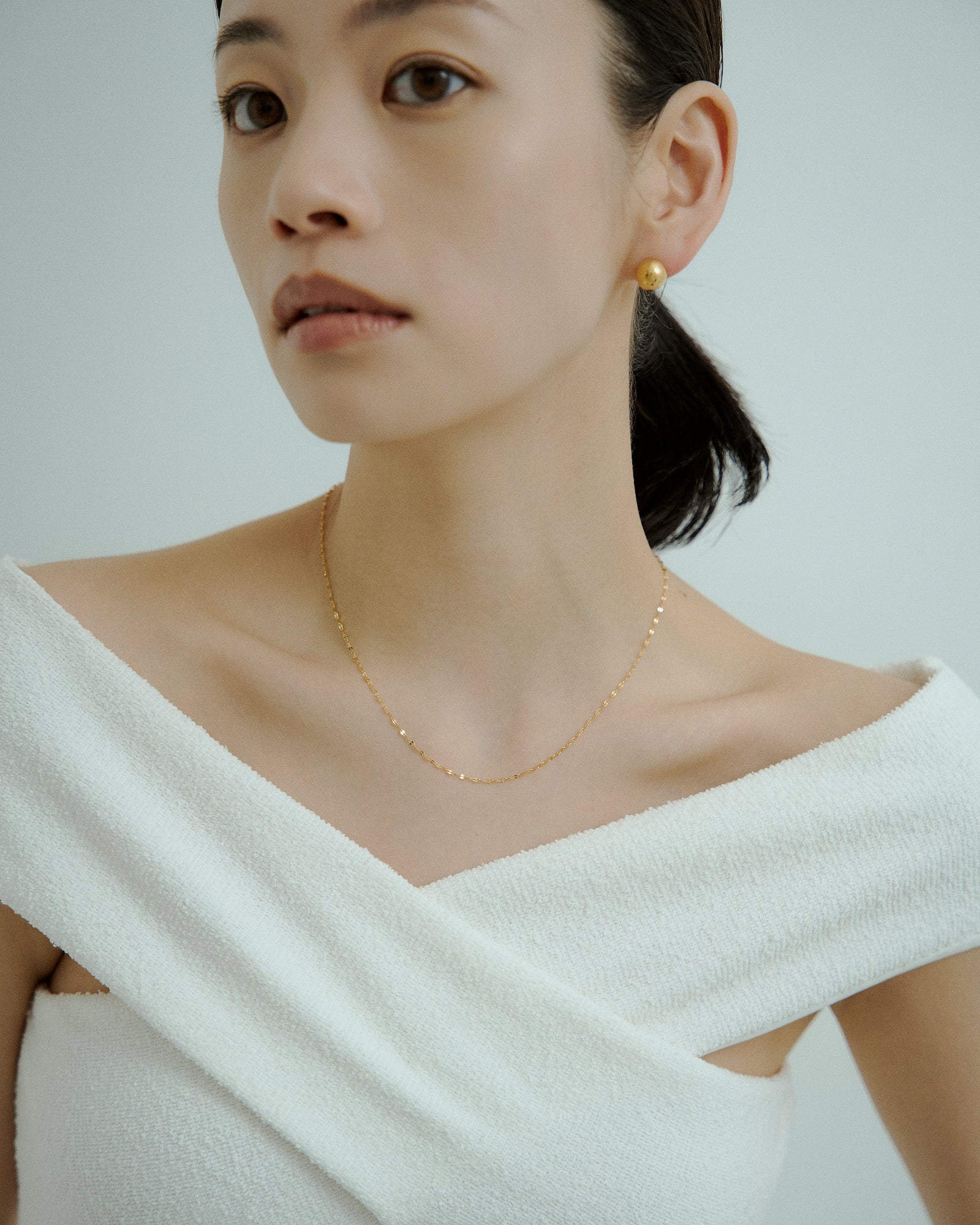[24KGP]Skin Sparkle Necklace