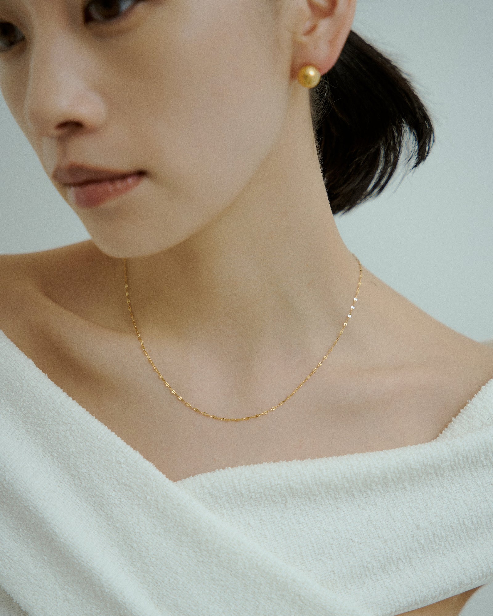 [24KGP]Skin Sparkle Necklace