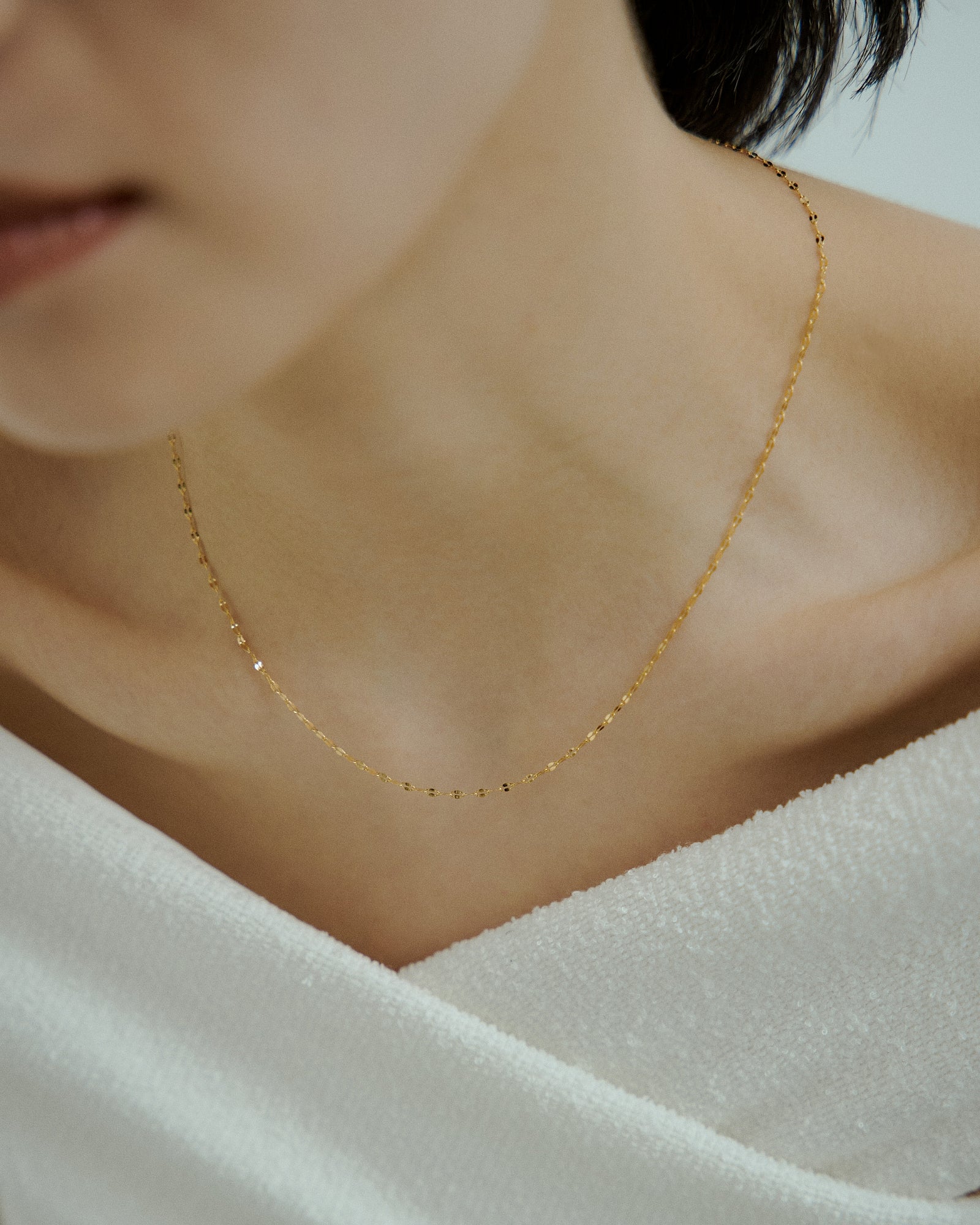 [24KGP]Skin Sparkle Necklace