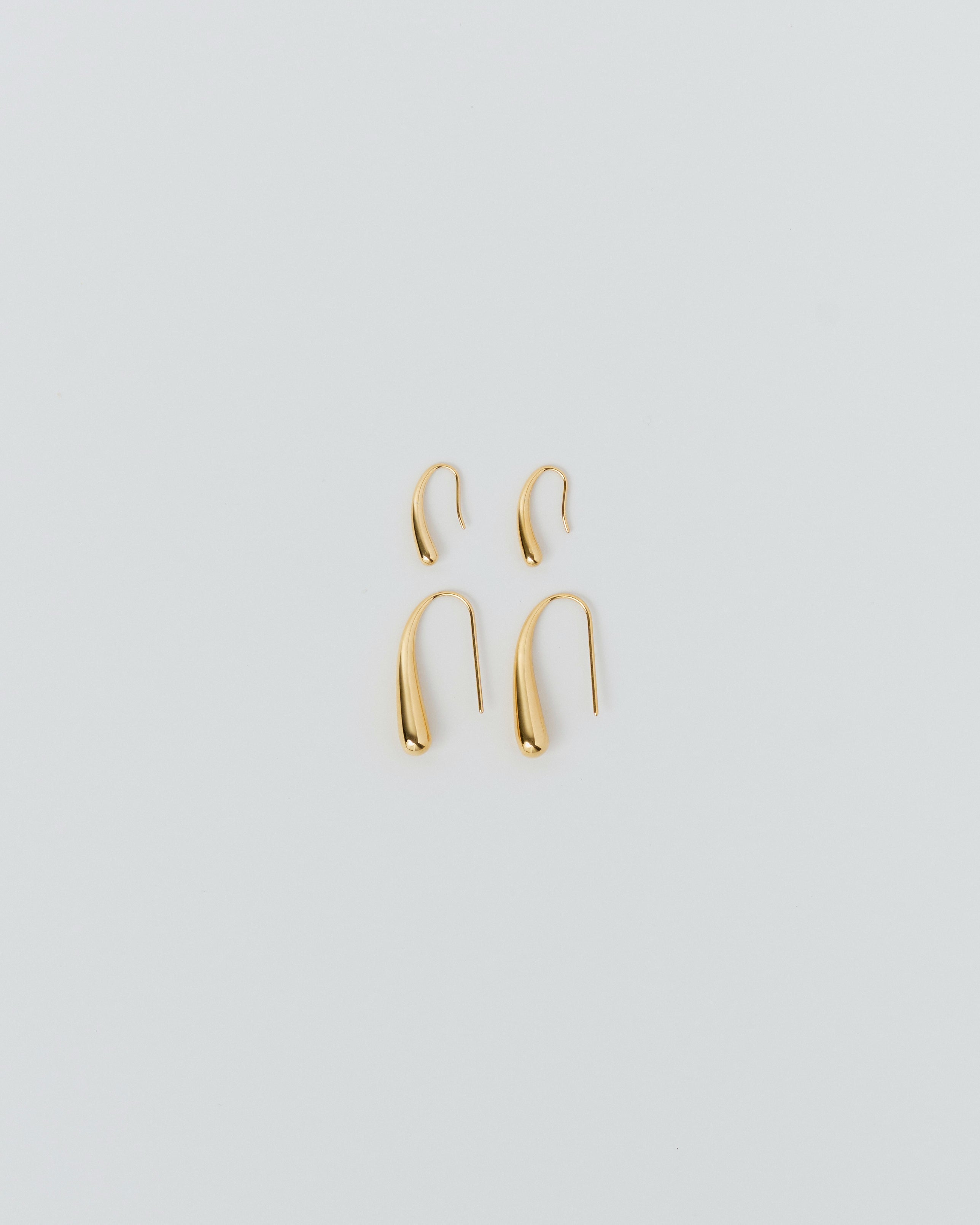 [24KGP]Tears Drop Pierce / Medium