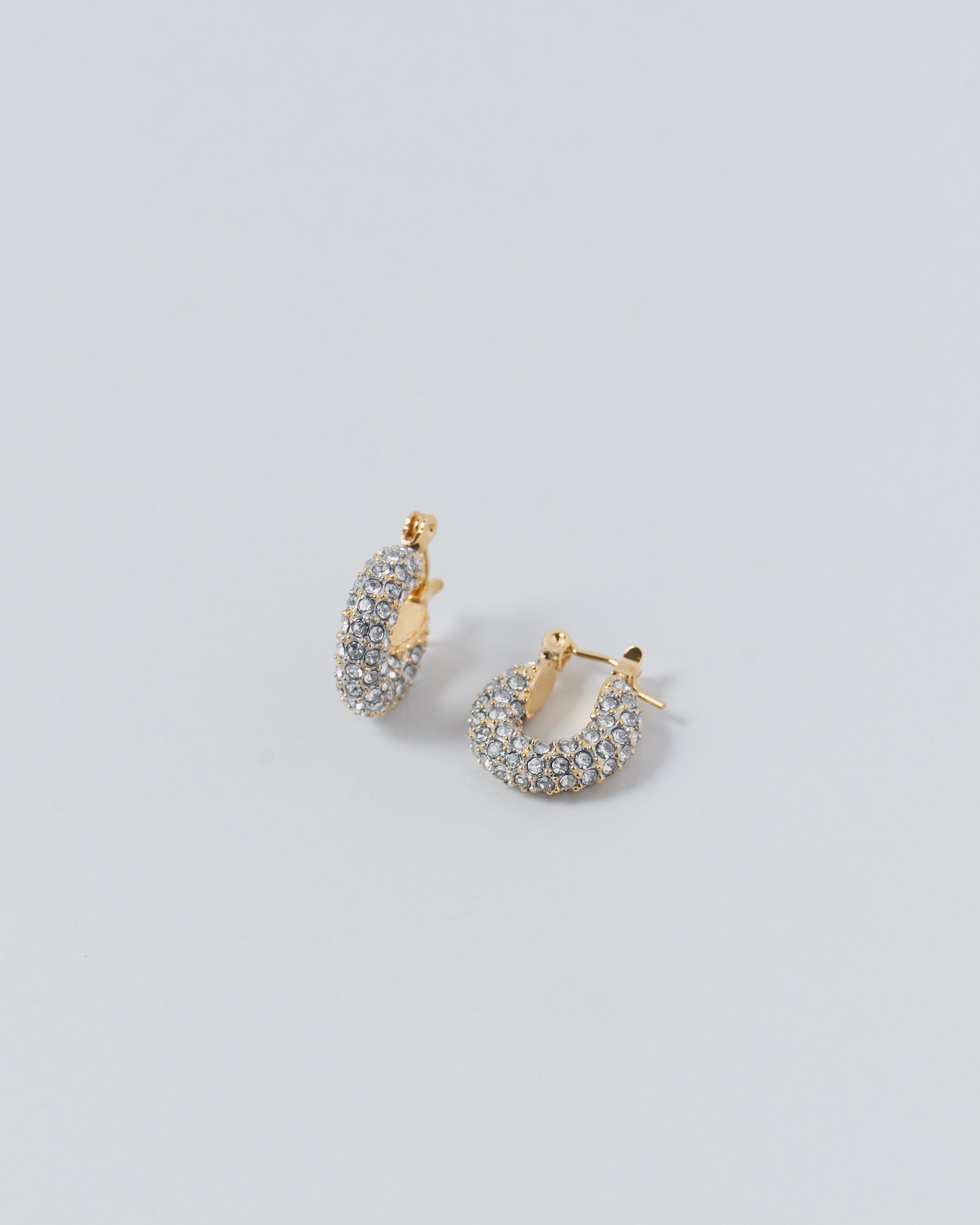 [24KGP]Zircon Chubby Hoop Pierce