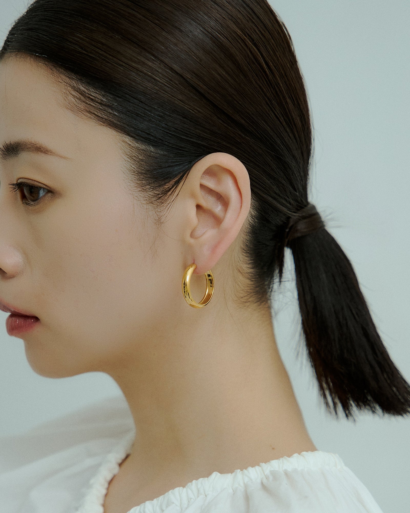 [24KGP]Bold Large Hoop Pierce