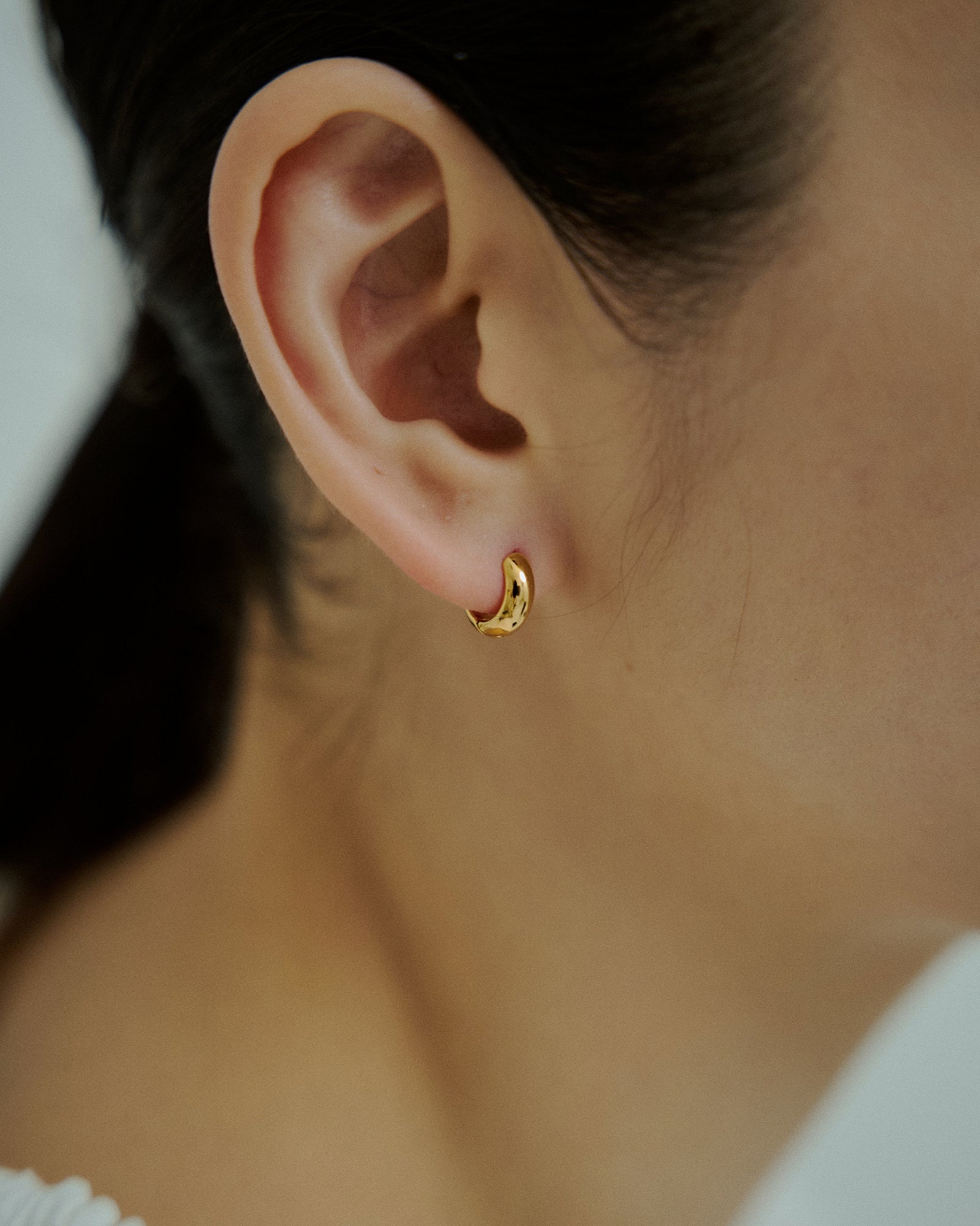 [24KGP]Bold Tiny Hoop Pierce