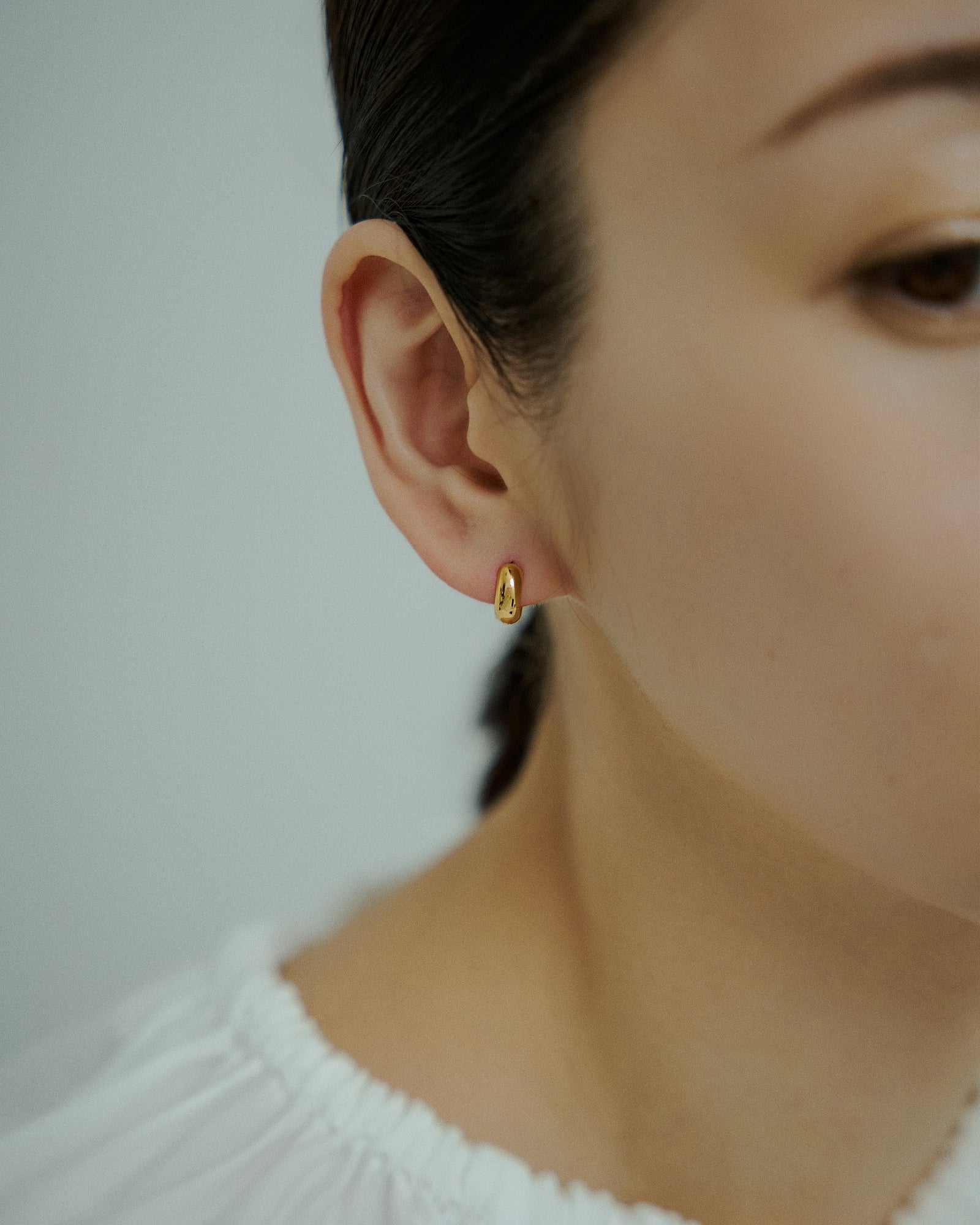 [24KGP]Bold Tiny Hoop Pierce