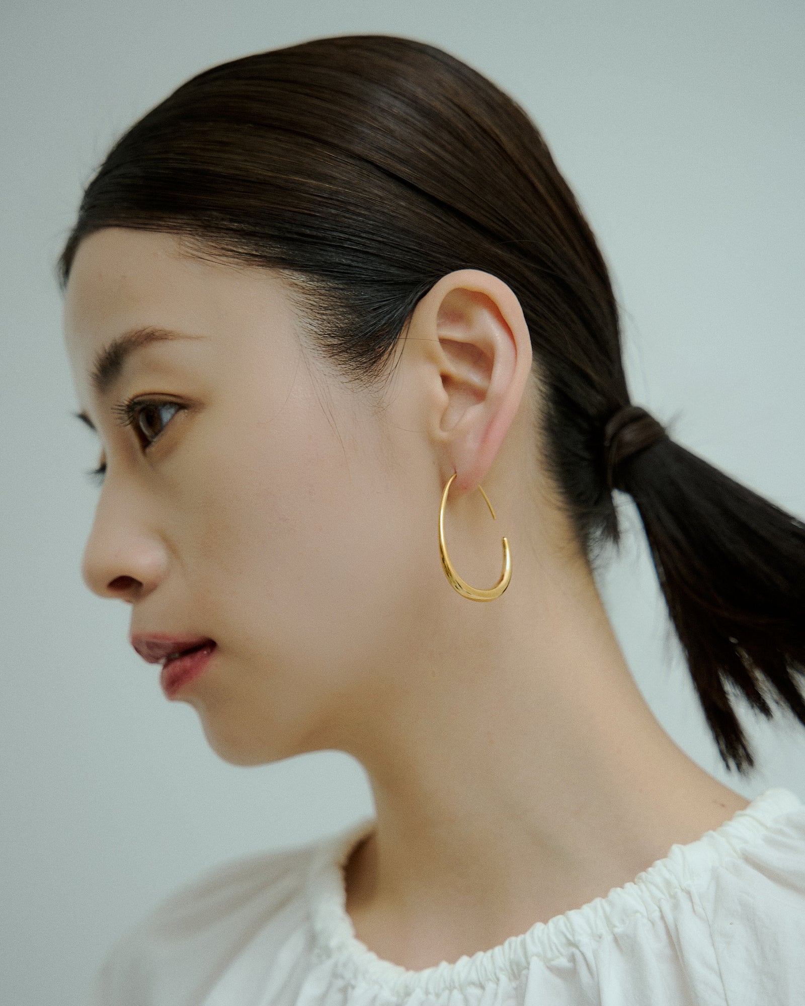 [24KGP]Oval Hook Pierce