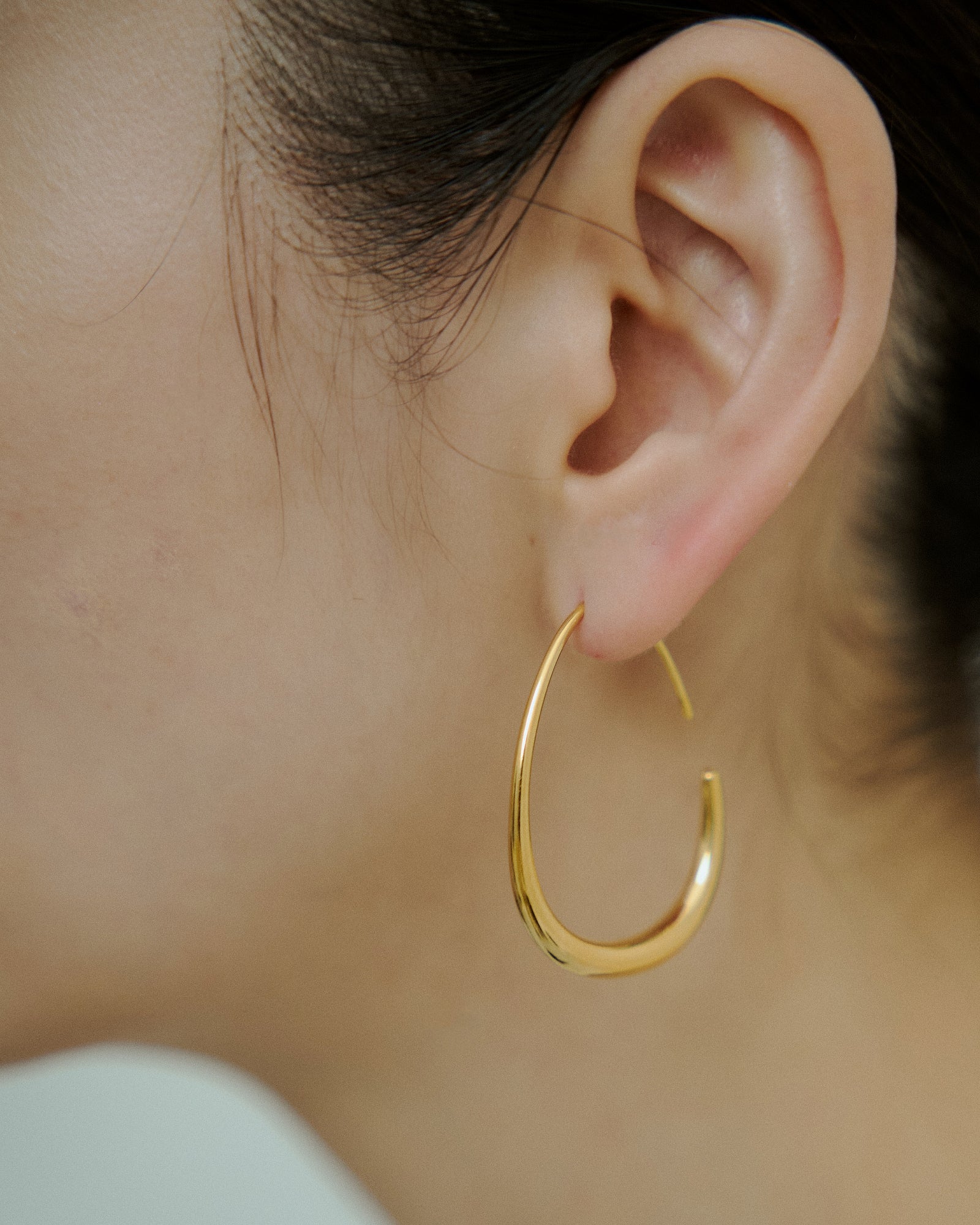 [24KGP]Oval Hook Pierce