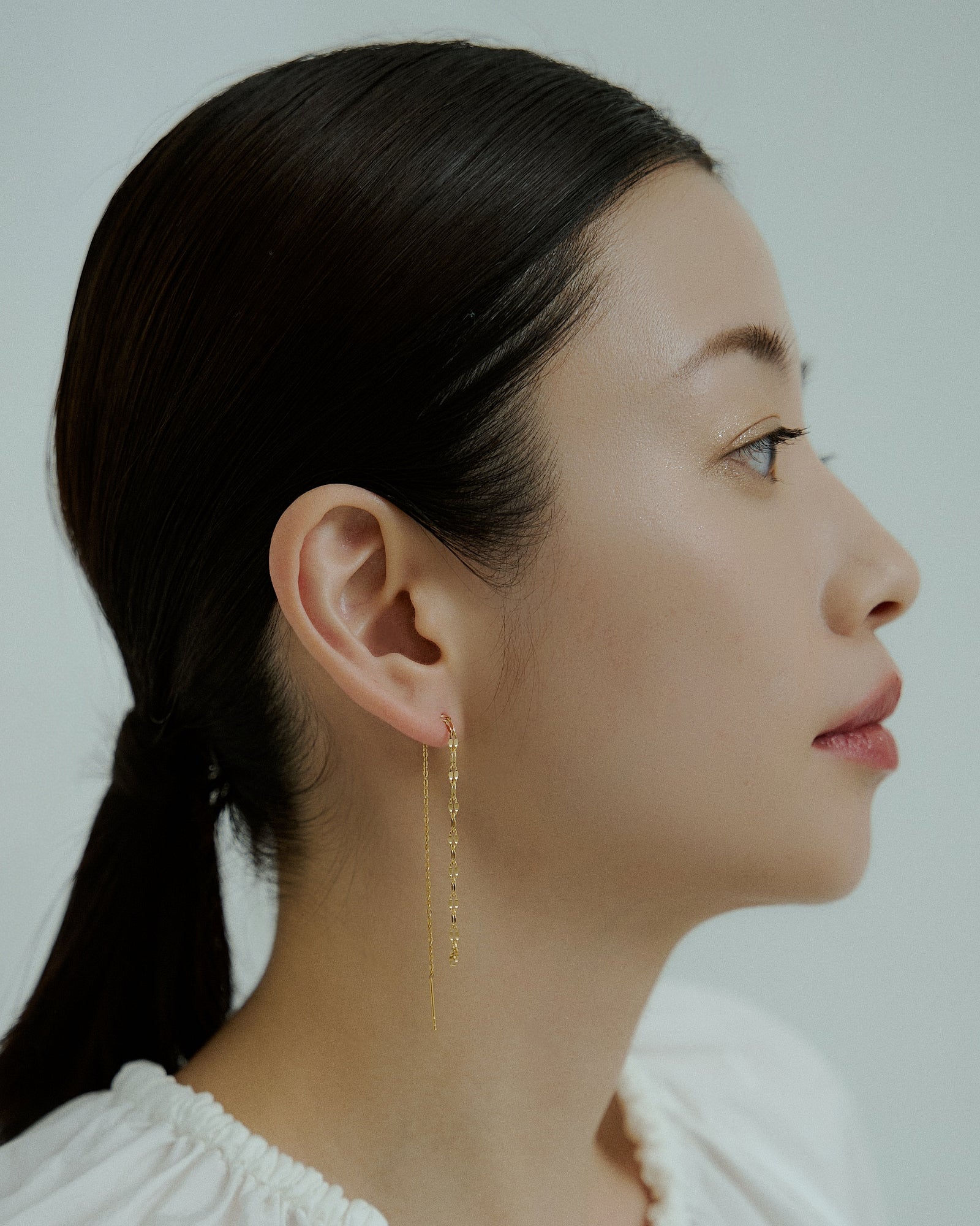 [24KGP]Sparkle Chain Pierce