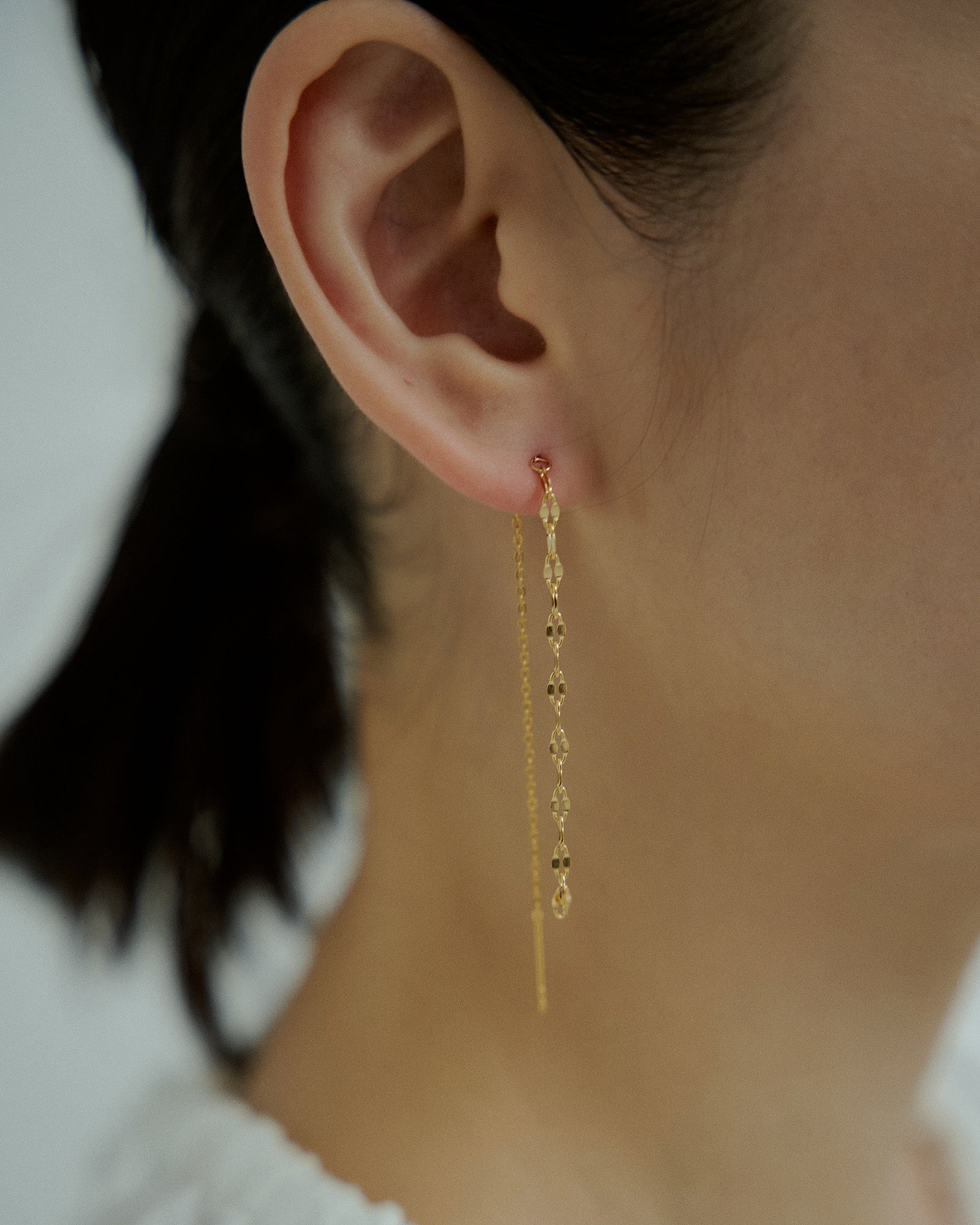 [24KGP]Sparkle Chain Pierce