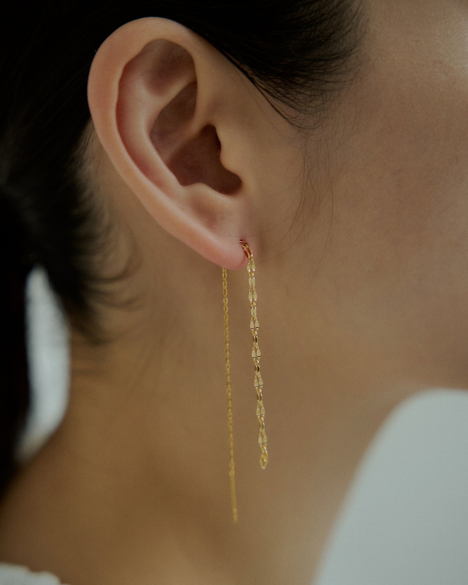 [24KGP]Sparkle Chain Pierce
