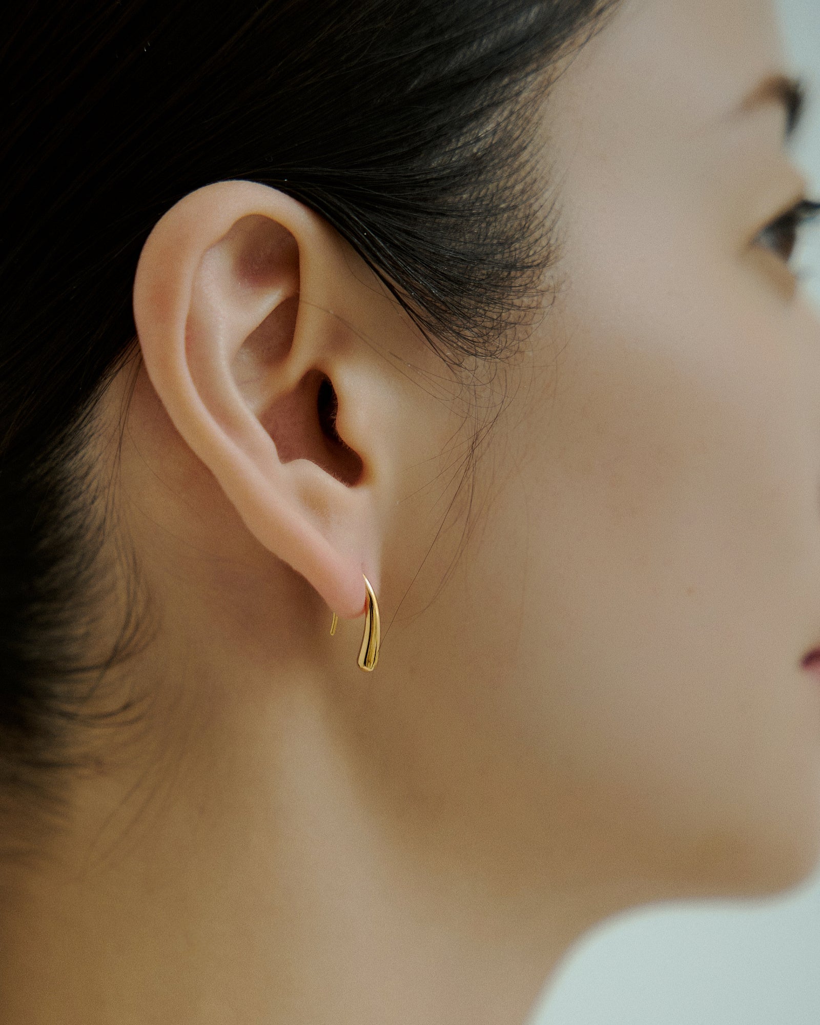 [24KGP]Tears Drop Pierce / Small