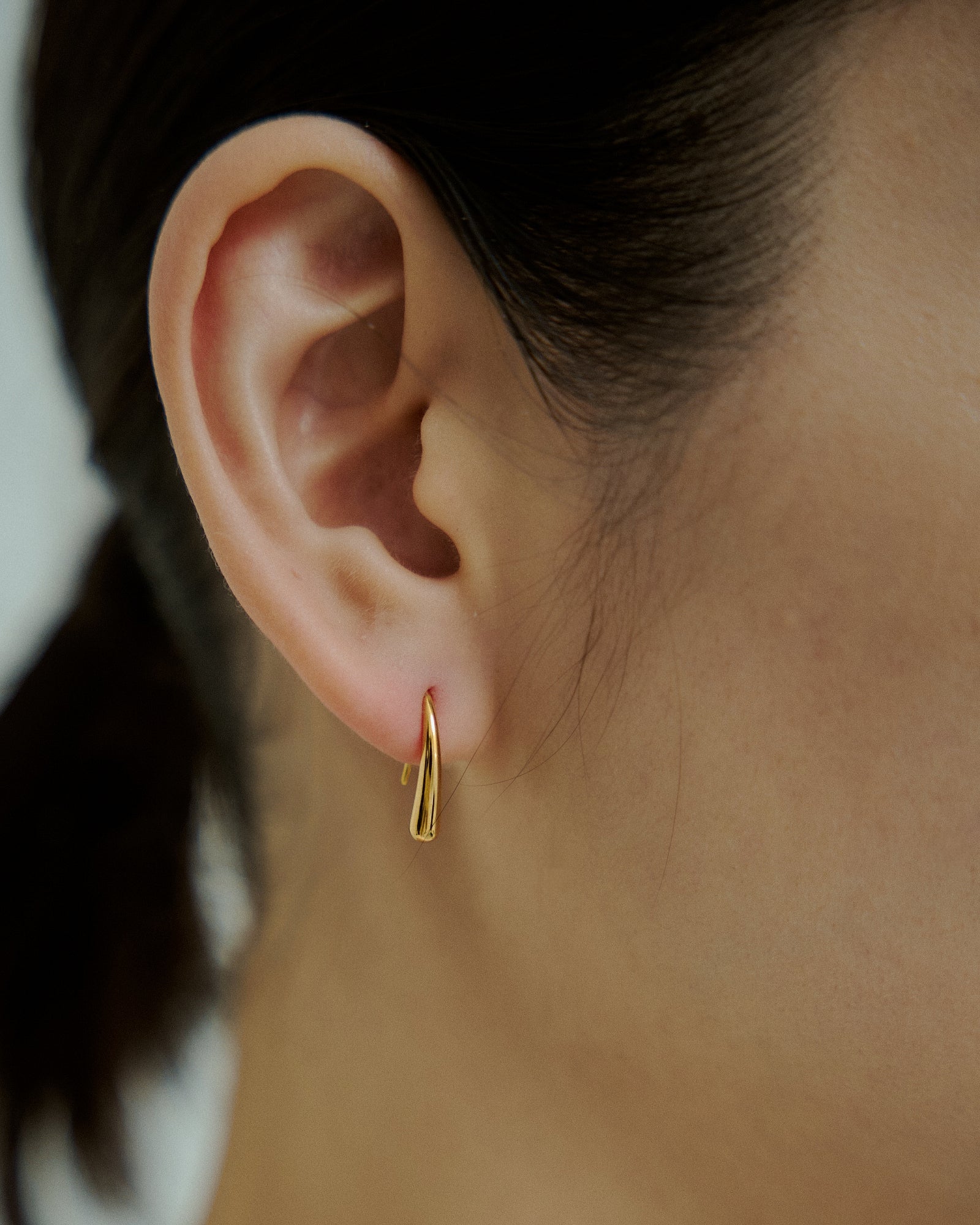 [24KGP]Tears Drop Pierce / Small