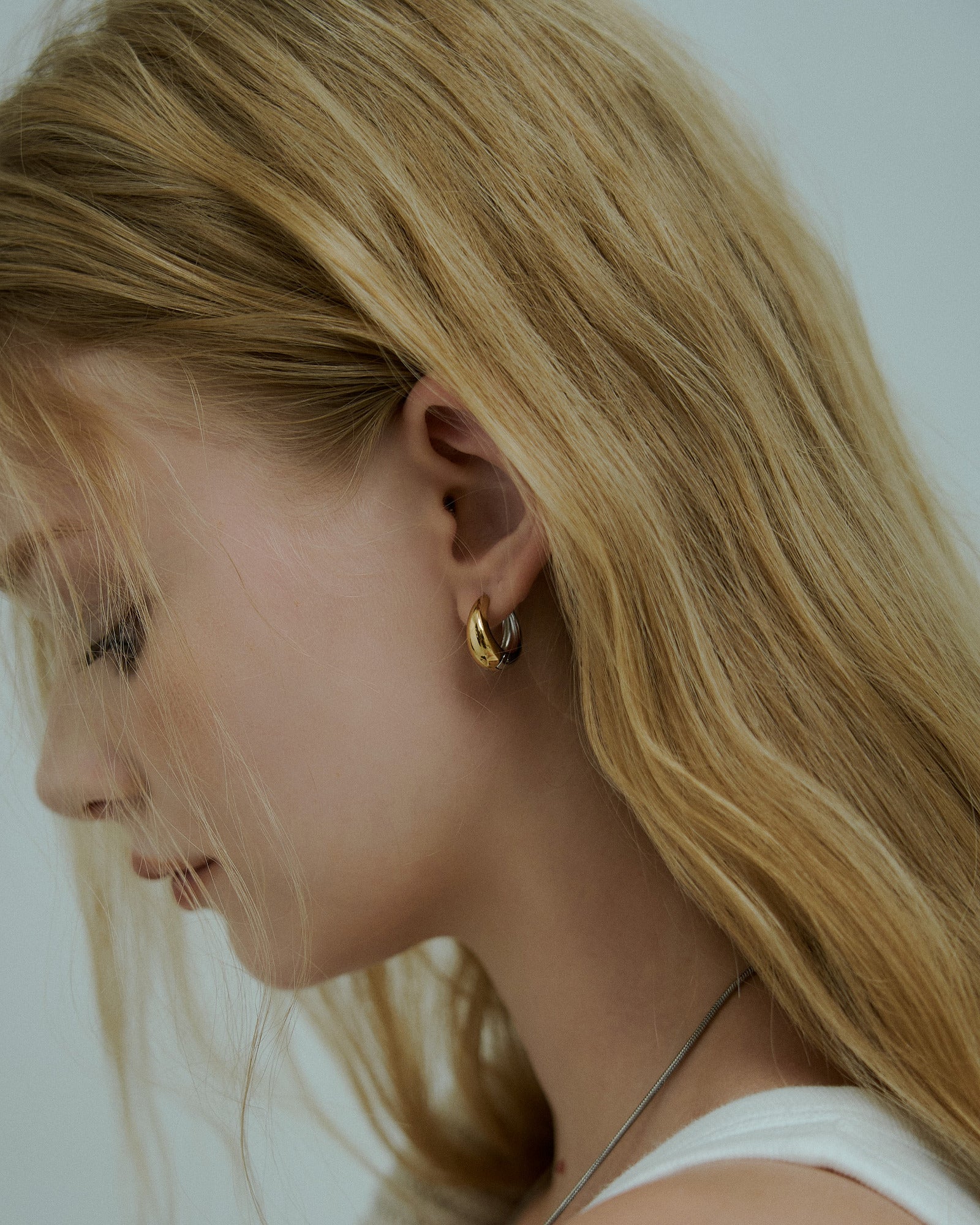 Chubby Drop Hoop Pierce