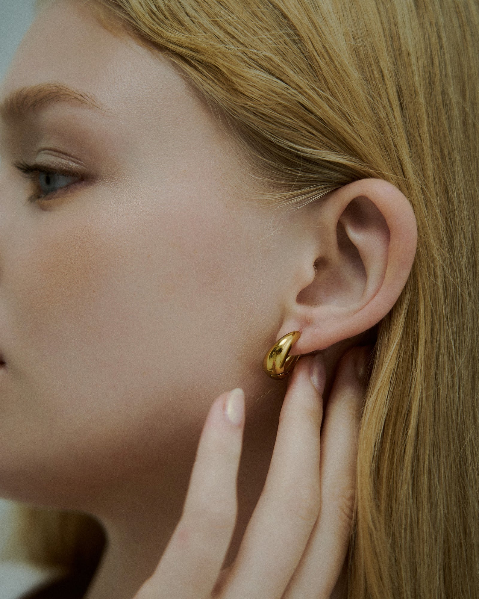 Chubby Drop Hoop Pierce