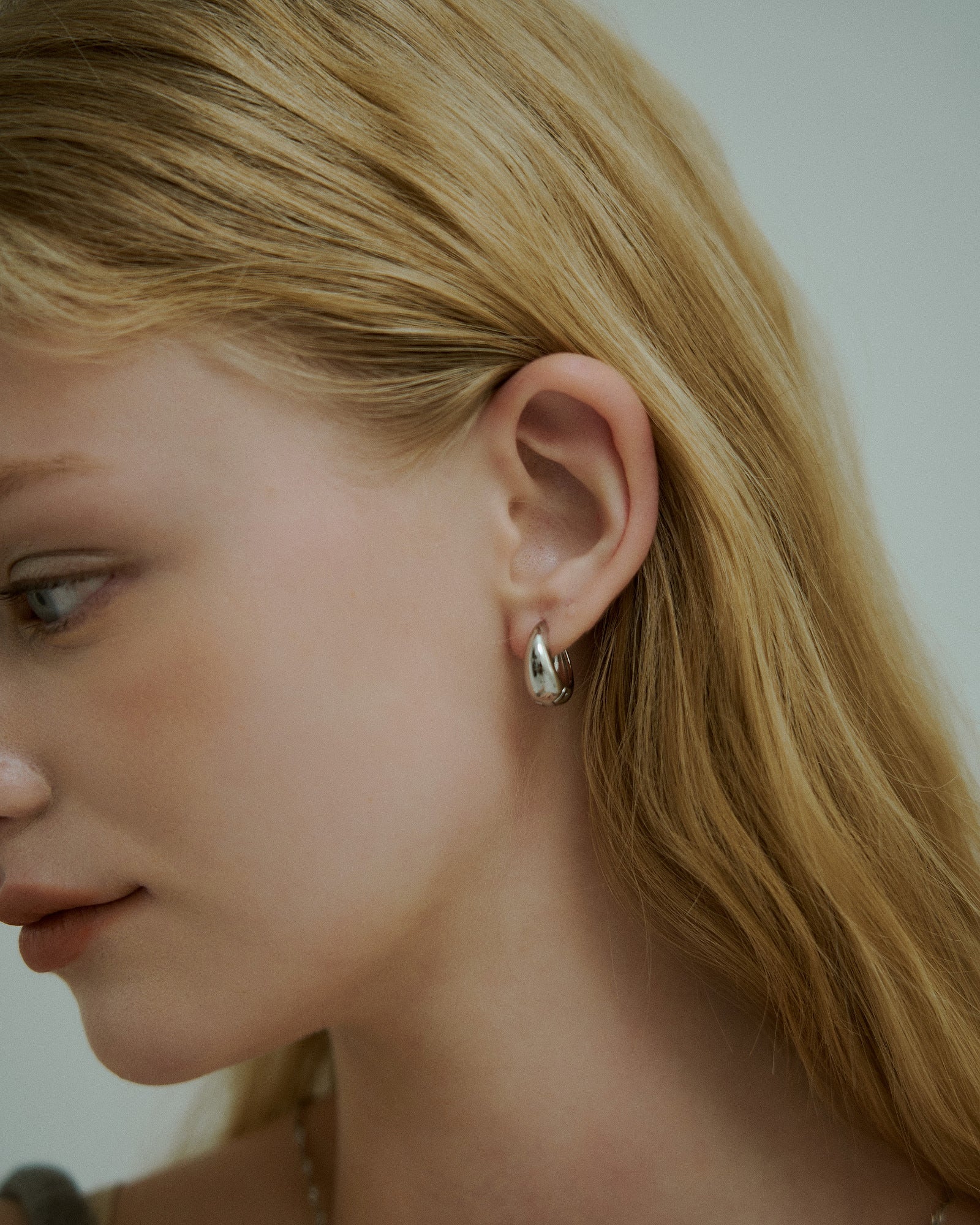 Chubby Drop Hoop Pierce