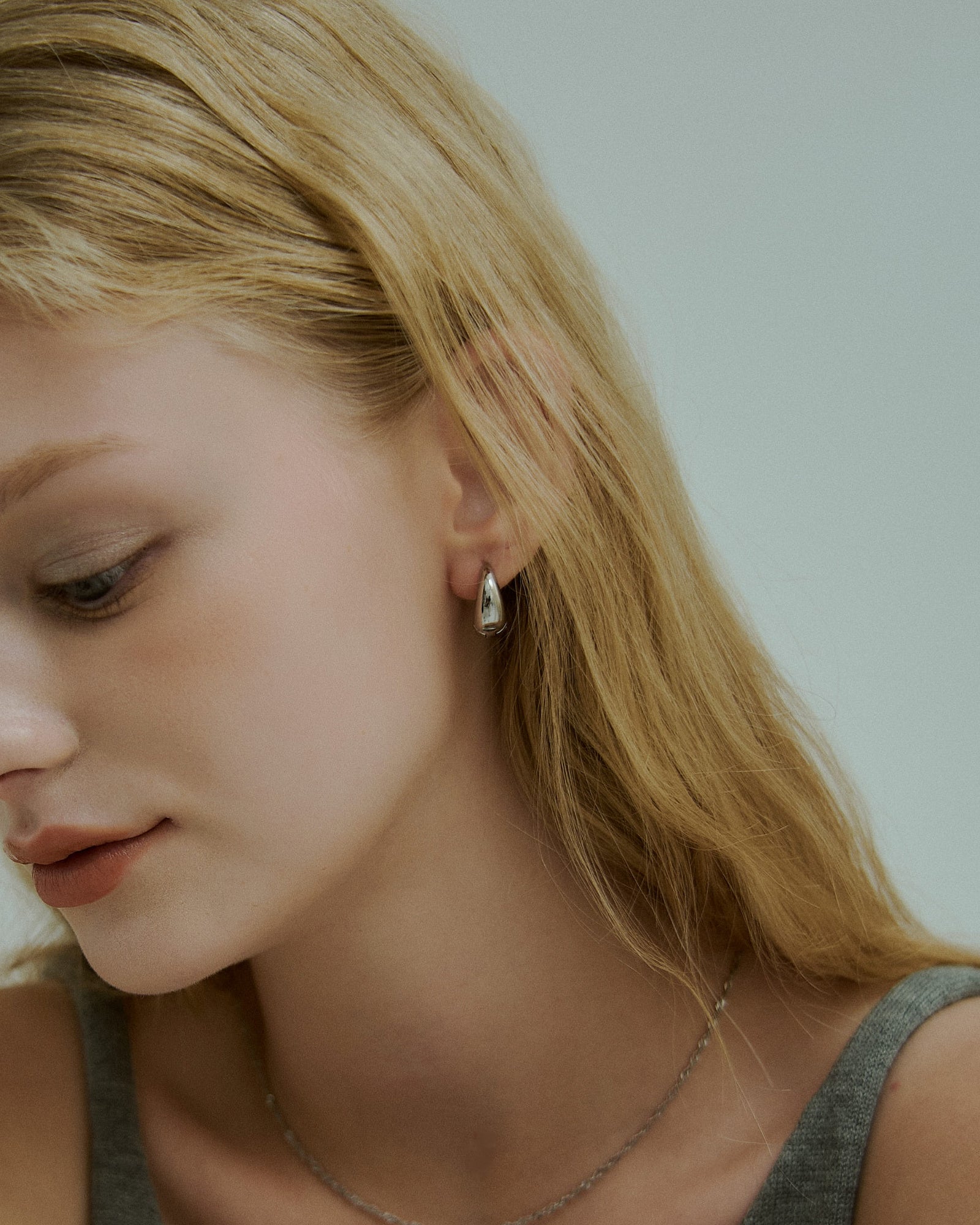 Chubby Drop Hoop Pierce