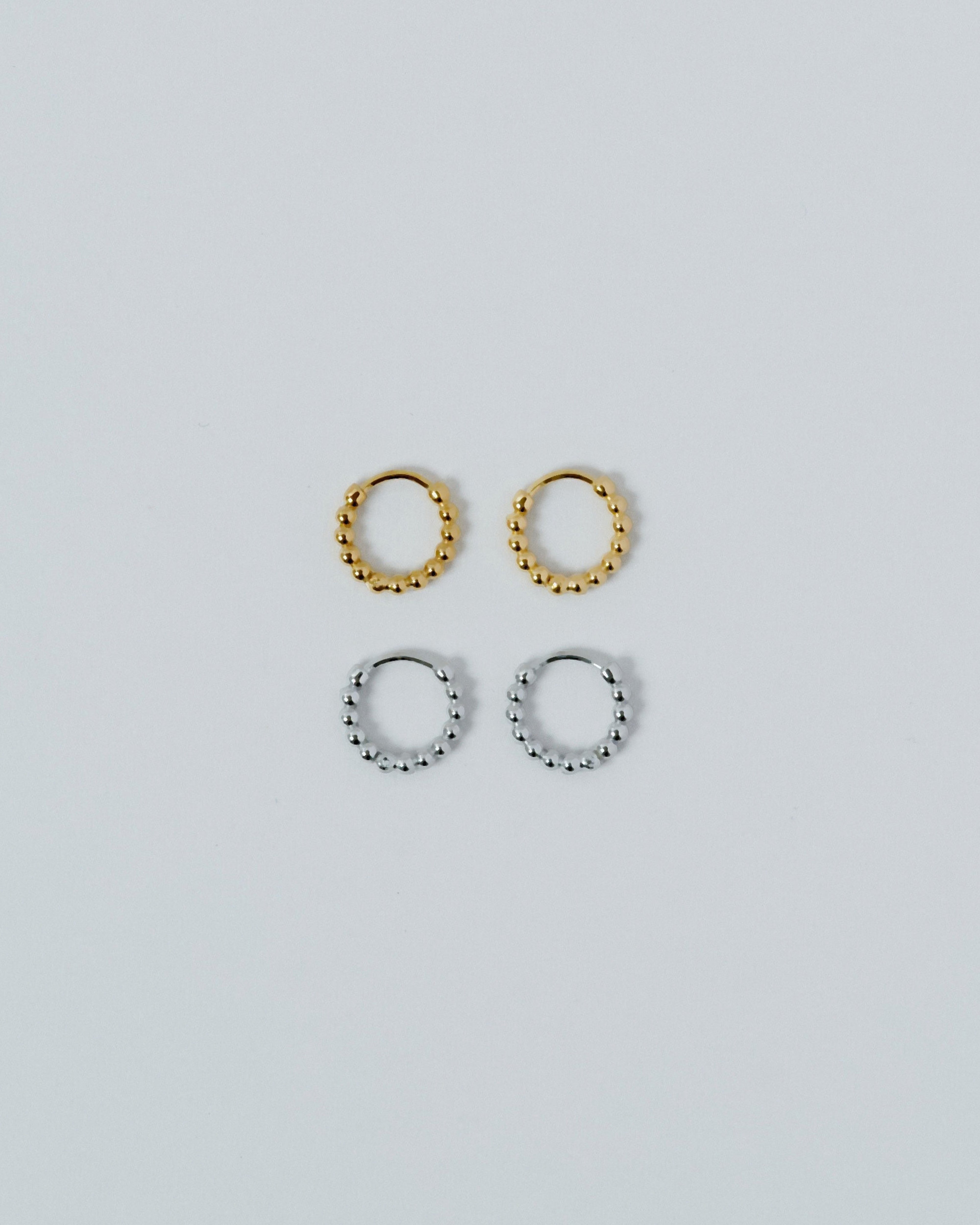 Mini Beads Hoop Pierce