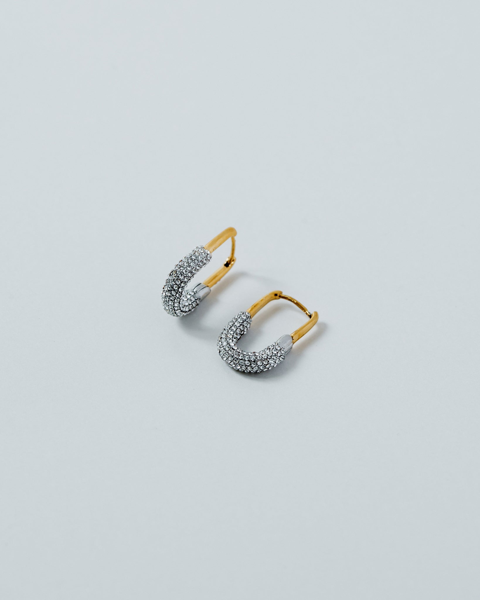 ミニ ジルコニア U フープピアス｜サージカルステンレス 金属