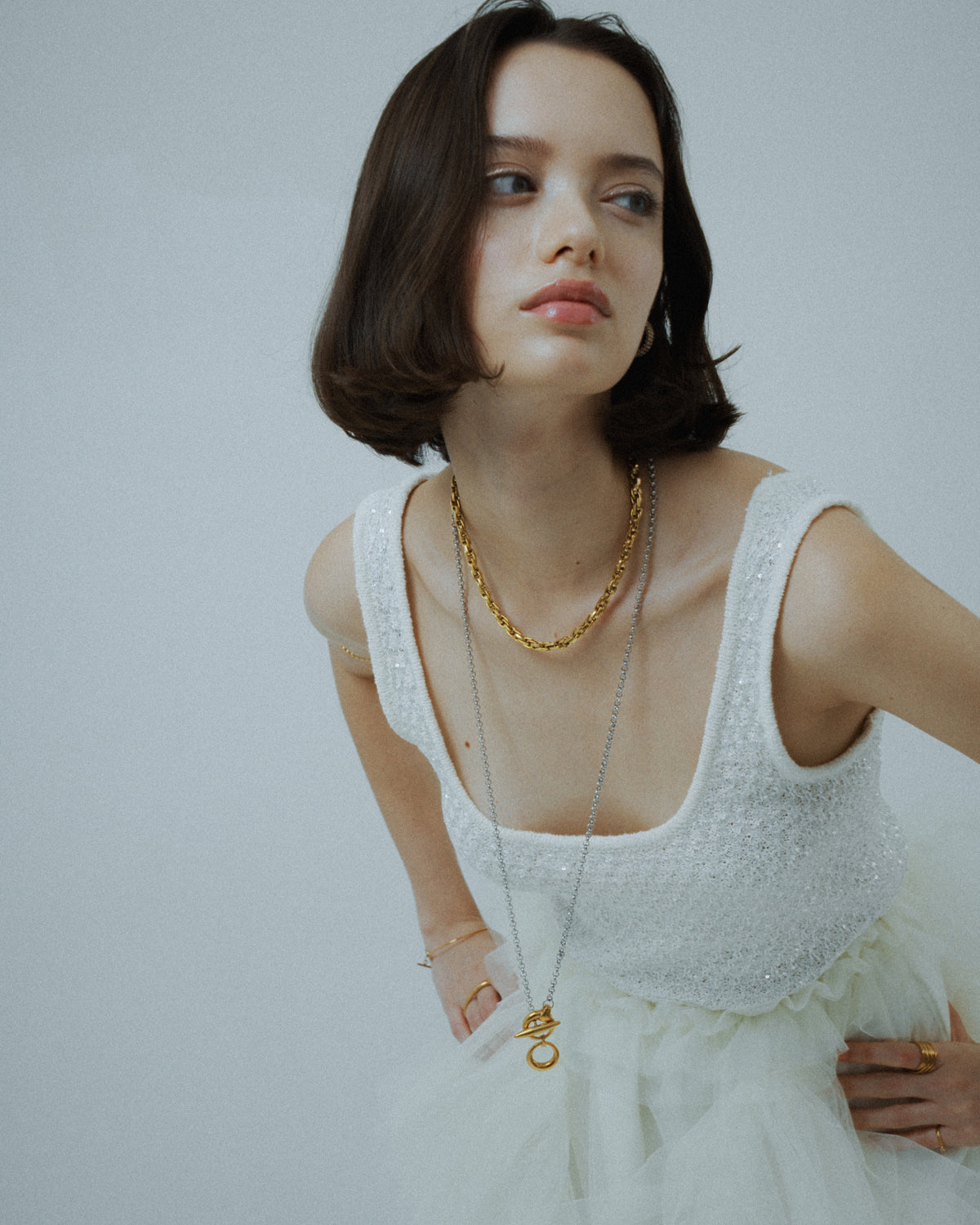 Multi Double Mantle Necklace