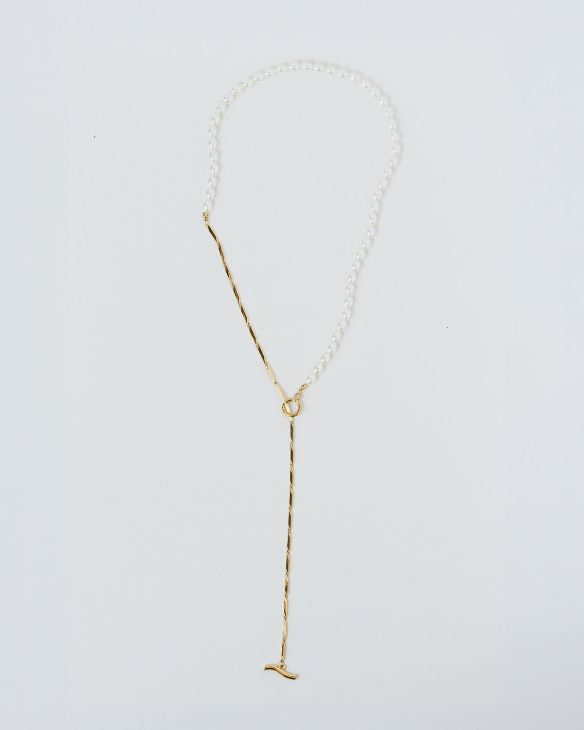 Pearl Combi Edge Necklace