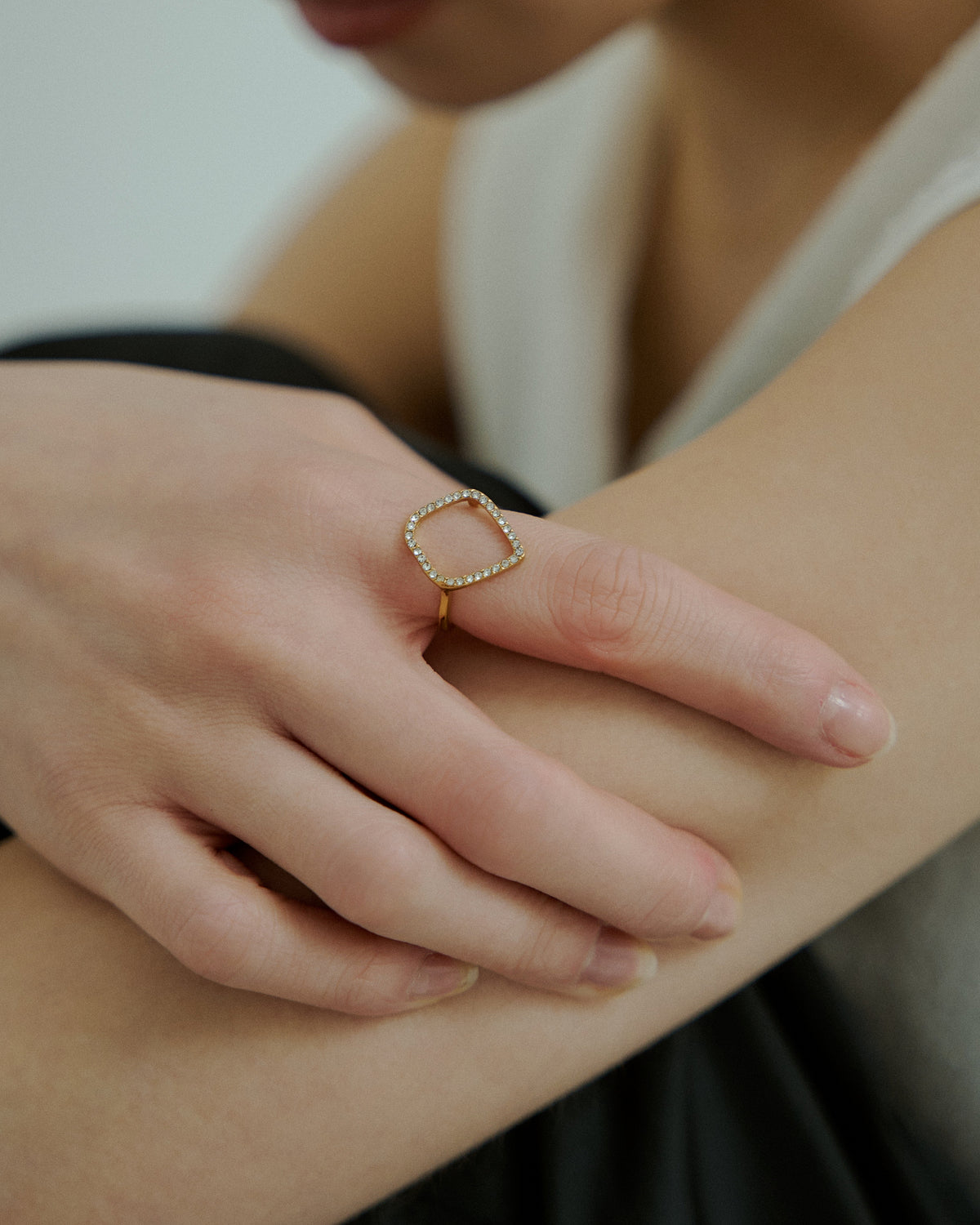 Rhomboid Bijou Ring