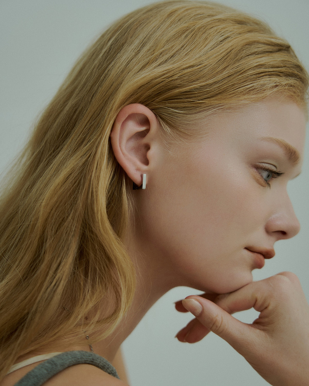 Round Square Hoop Pierce