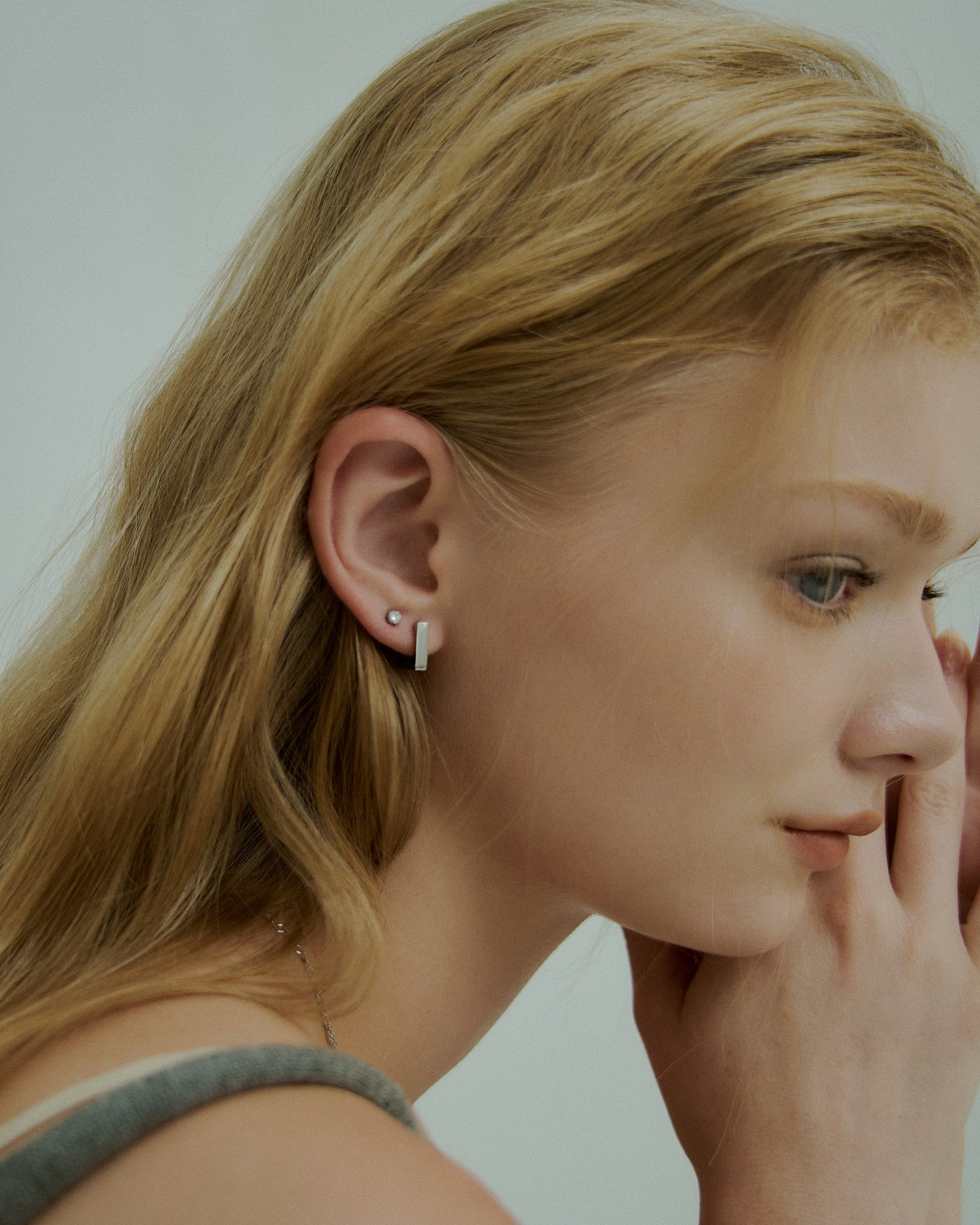 Round Square Hoop Pierce