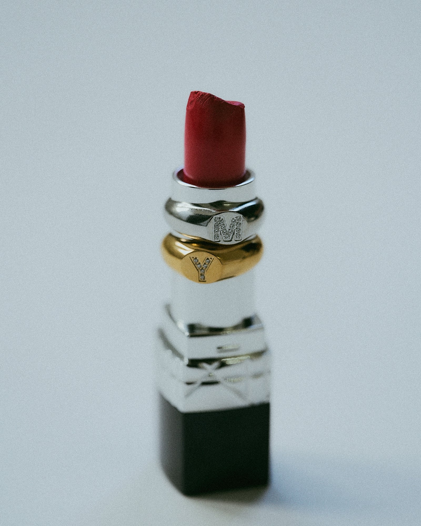 Signet Initial Dia Ring